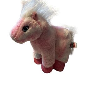 GANZ WEBKINZ Pink Pony HM117 NO CODE Plush Toy